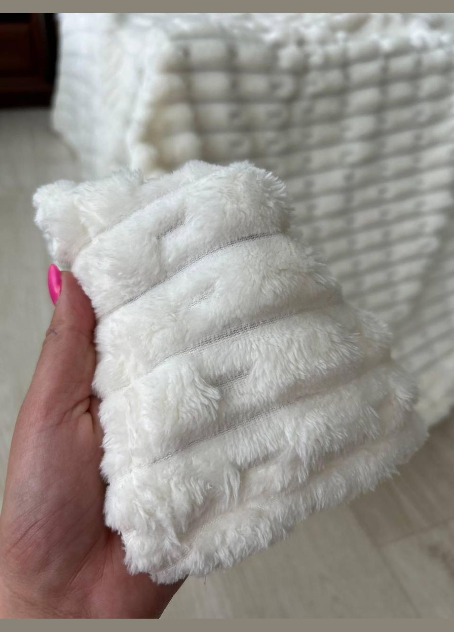 Плед микрофибра 180х200 Молочный (П4К-Mpled001-06) No Brand (306633401)