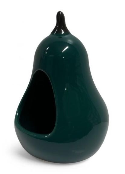 Купалка \ миска керамическая для хомяков ручной работы груша темно-зеленая Г:6 см х Ш:8 см х В:10 см Mazceramics (362701477)