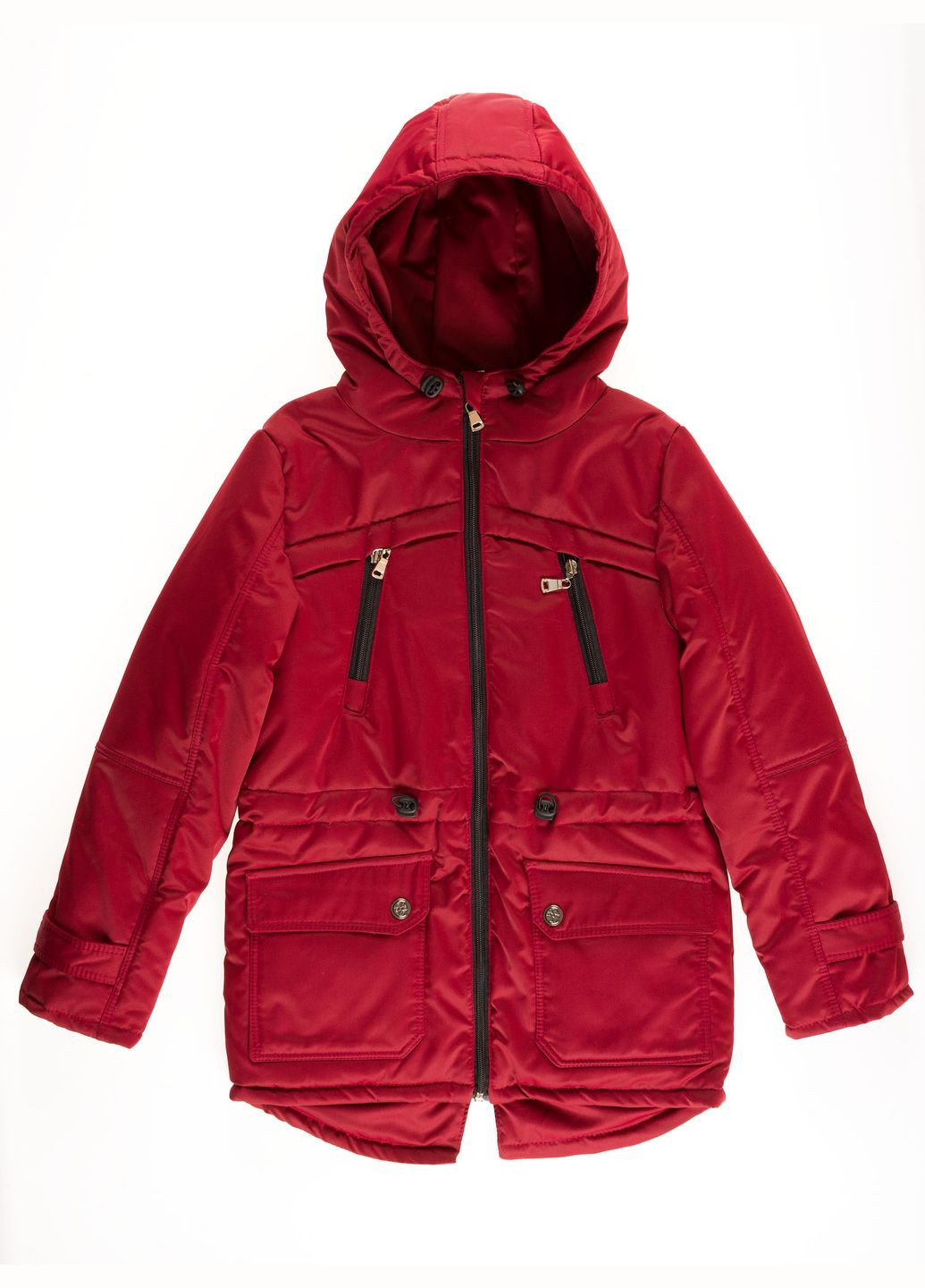 Бордовая демисезонная куртка демисезонная для мальчика Одягайко