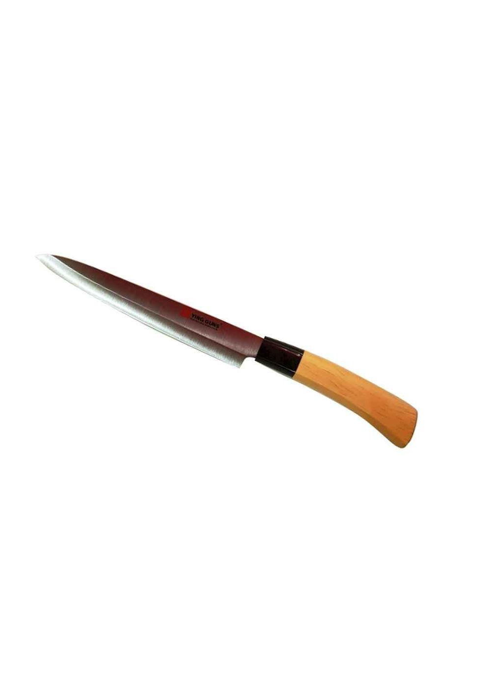 Нож длинная ручка пластик под дерево E11 33 см. ТМ Ali (304992427)