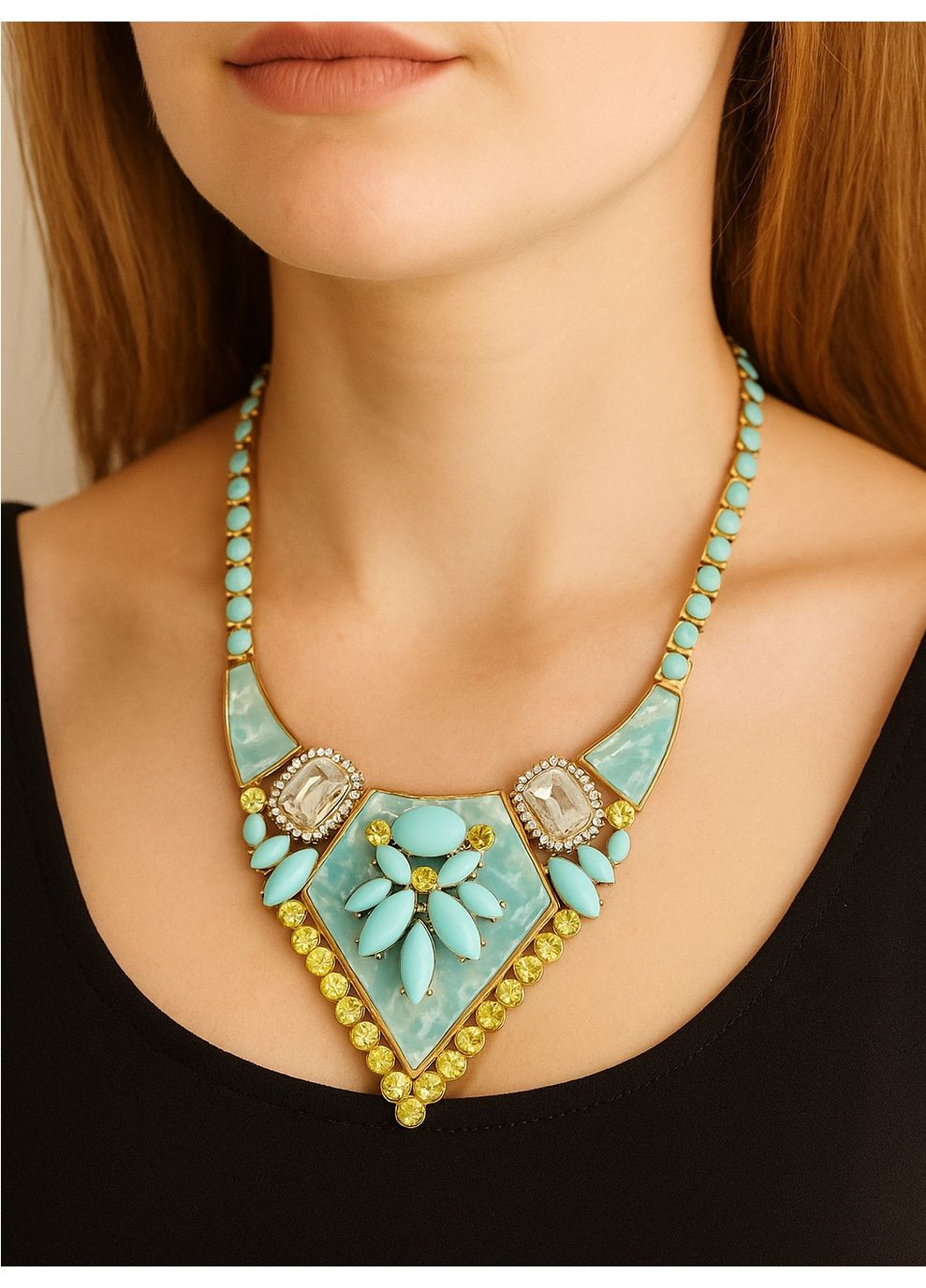 Шикарне ексклюзивне кольє Ванда, 3587 Fashion Jewelry (353827930)