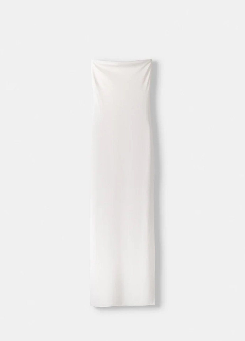 Білий коктейльна сукня Bershka однотонна