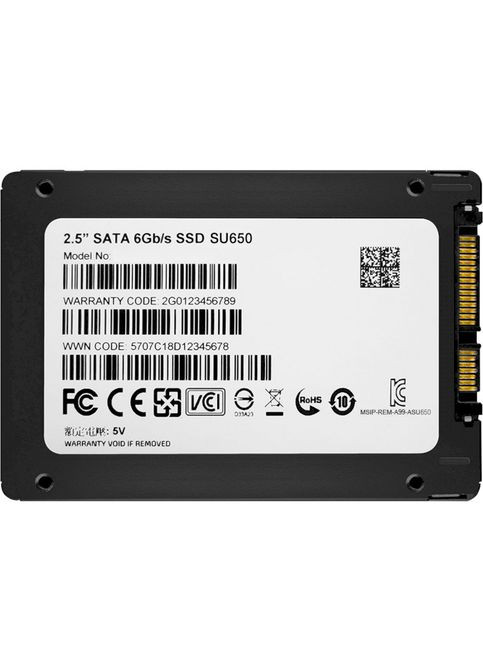 SSD накопитель SATA 2.5" 512GB SU650 TLC (ASU650SS-512GT-R) ADATA (323104041)