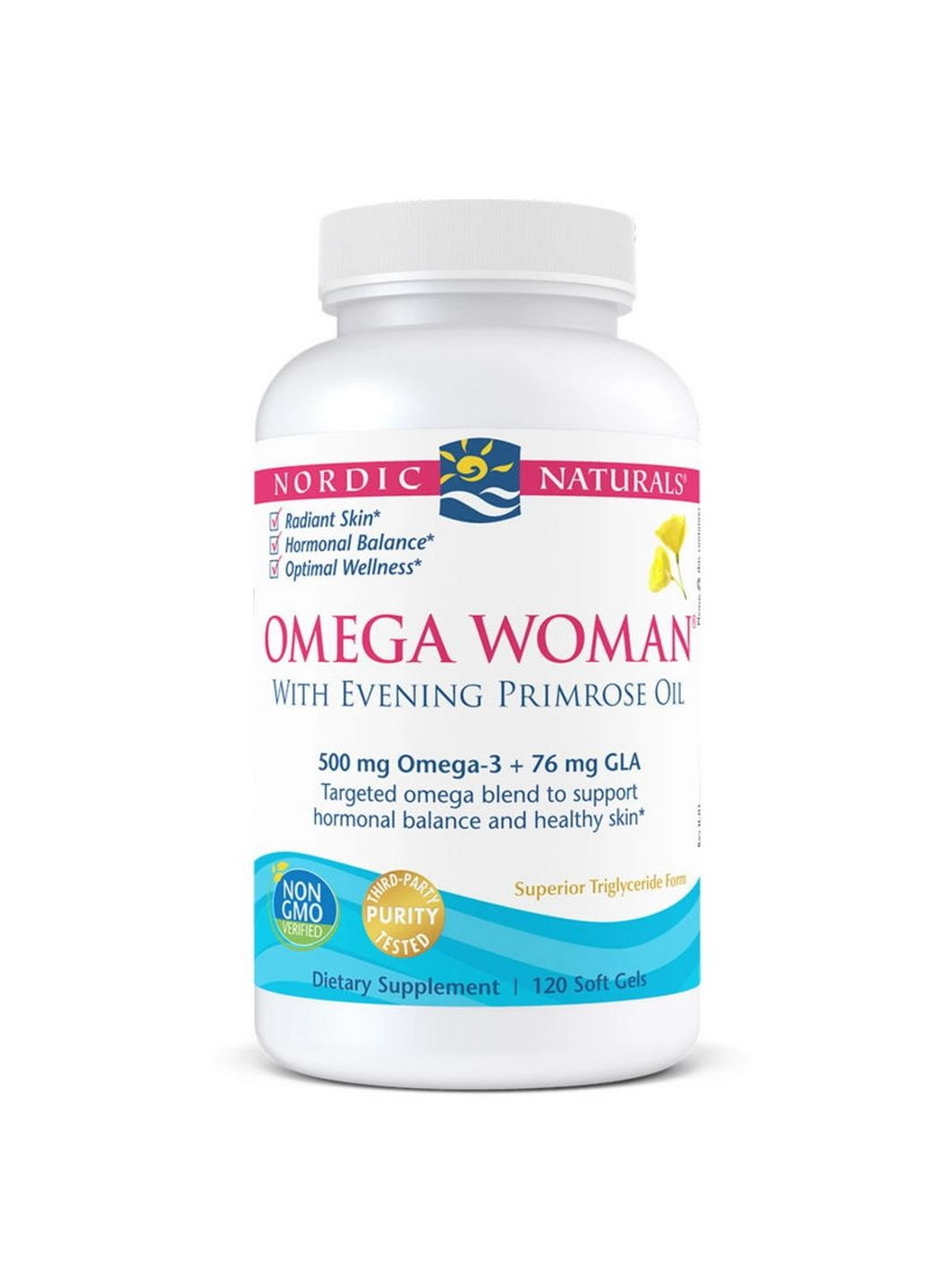 Жирные кислоты Omega Woman, 120 капсул Nordic Naturals (296261496)
