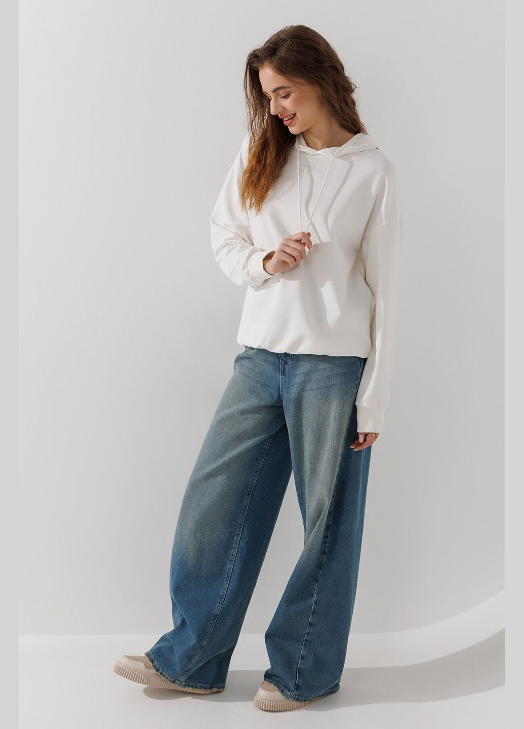 Худі однотонний жіночий 070125 shop (2000990947703) On me (317048862)