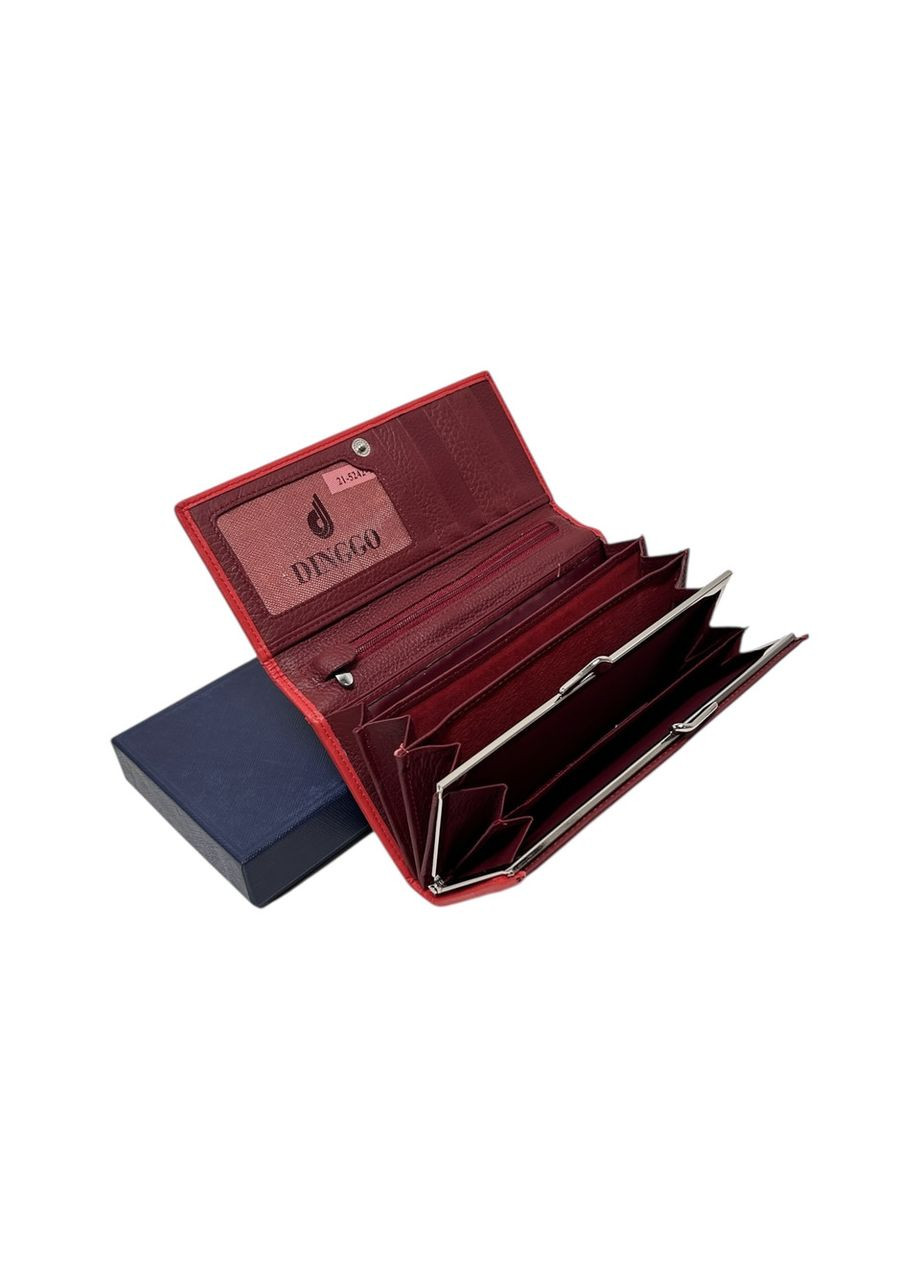 Женский кошелек из натуральной кожи Dinggo 21-5242-1 18 х 9 х 3 Henghuang (367263784)