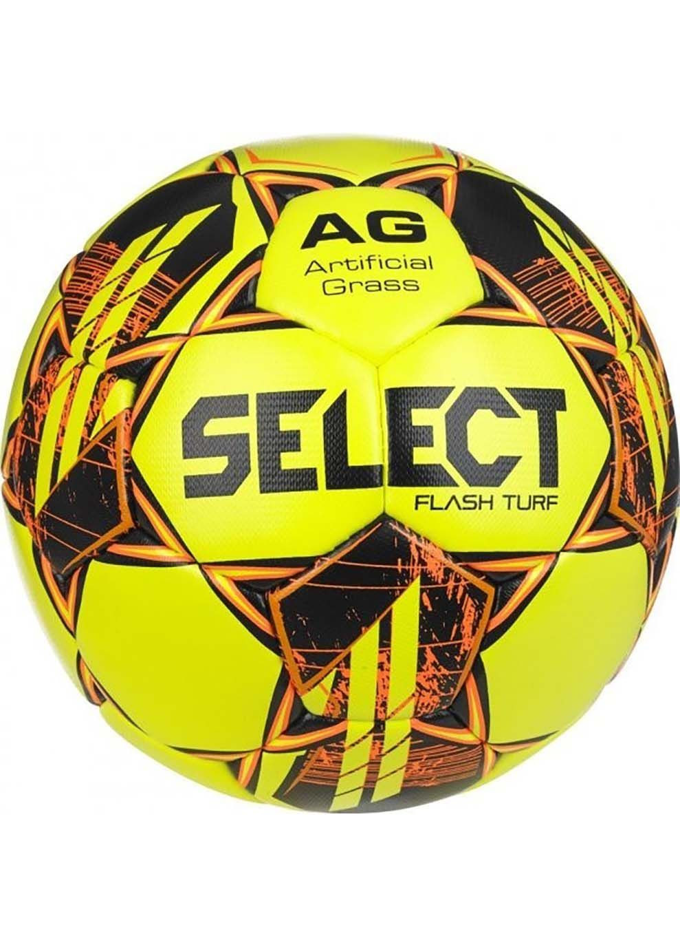 Мяч футбольный FLASH TURF v23 желто-оранжевый Уни 5 Select (302286868)