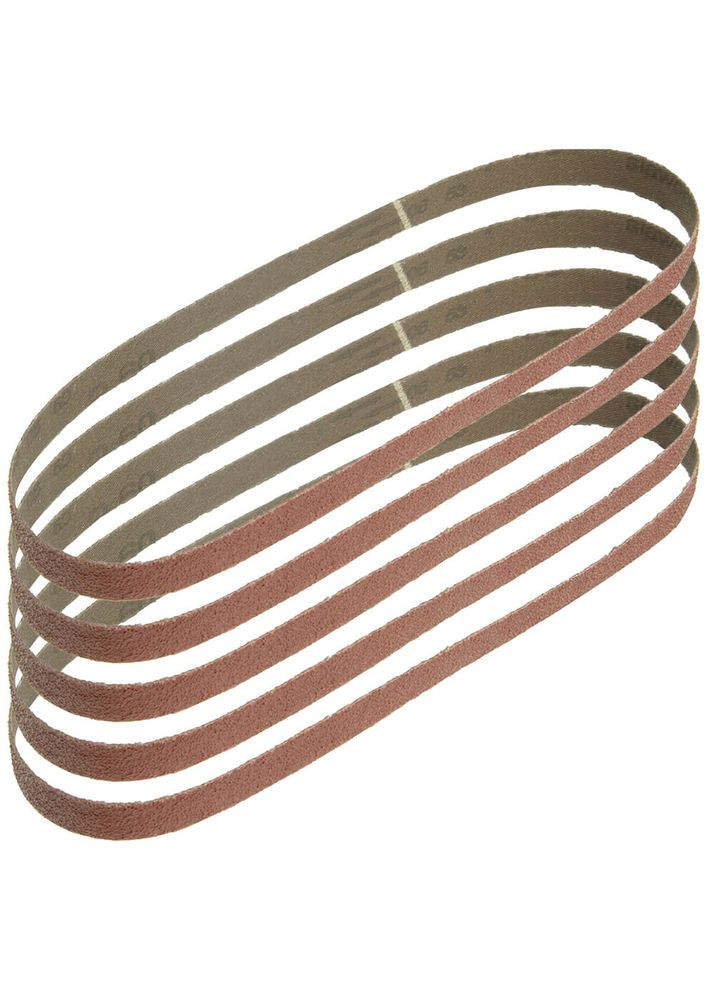 Набір шліфувальної стрічки P-43262 (9х533 мм, К60, 5 шт) шліфстрічка (6939) Makita (306737802)