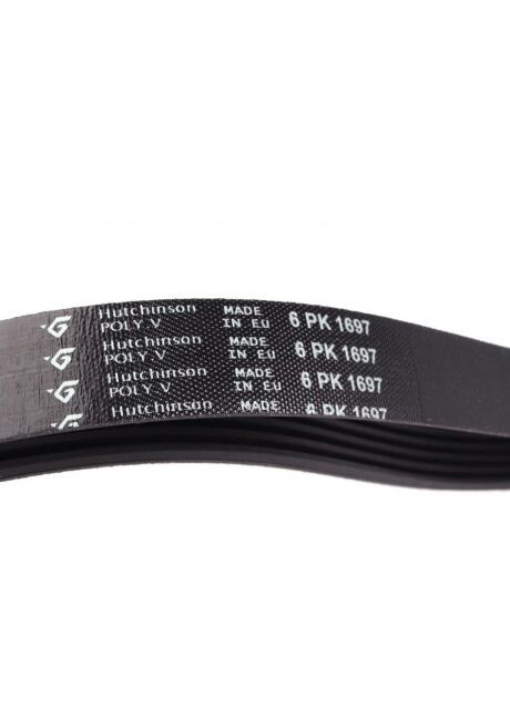 Ремень генератора (поликлиновый) 1697 K 6 Hutchinson (360744227)