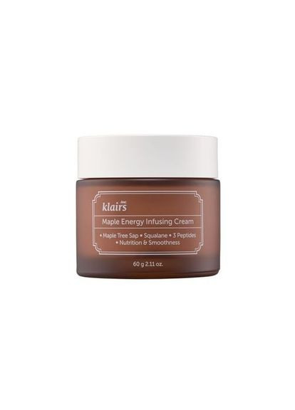 dear, Klairs Питательный крем с кленовым соком Maple Energy Infusing Cream, 60 мл — Крем, Южная Корея (305571507)