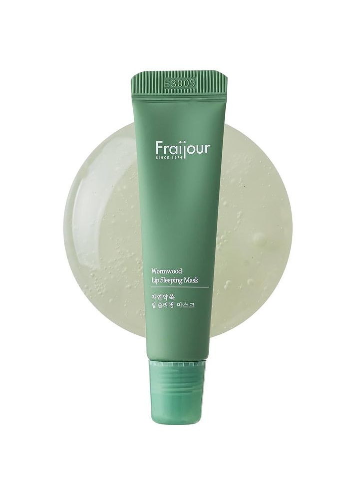 Успокаивающая ночная маска для губ с травяными экстрактами Wormwood Lip Sleeping Mask 12 g Fraijour (369785251)