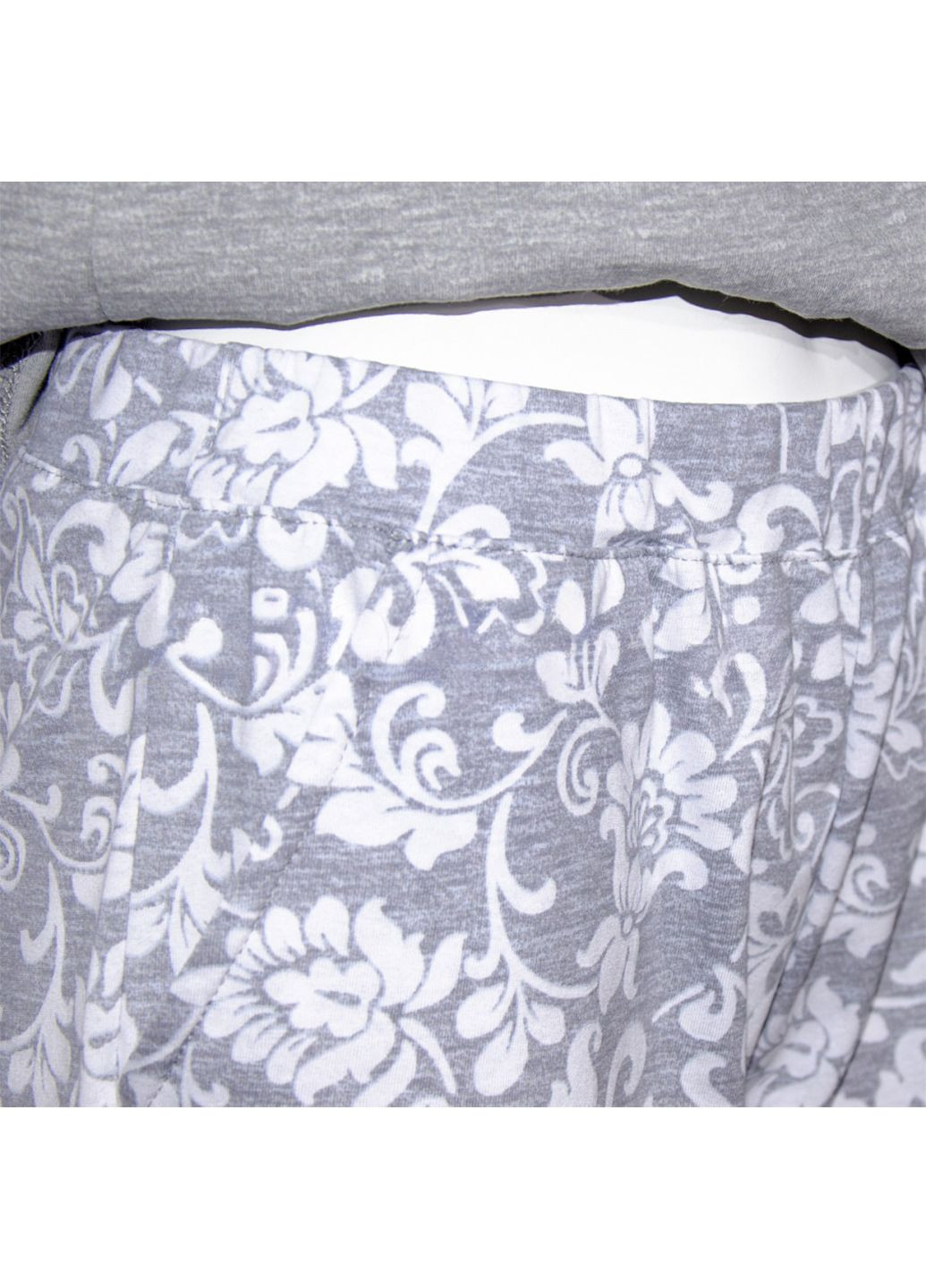 Сіра всесезон піжама м.ф-319 футболка+ бриджі Ярослав