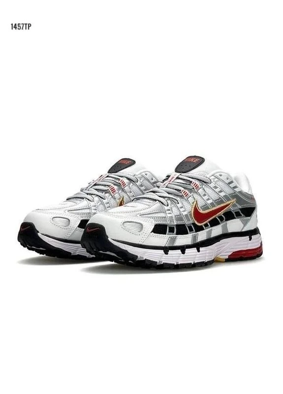 Красные демисезонные кроссовки мужские nike p-6000 platinum varsity red найк п-6000 красные No Brand