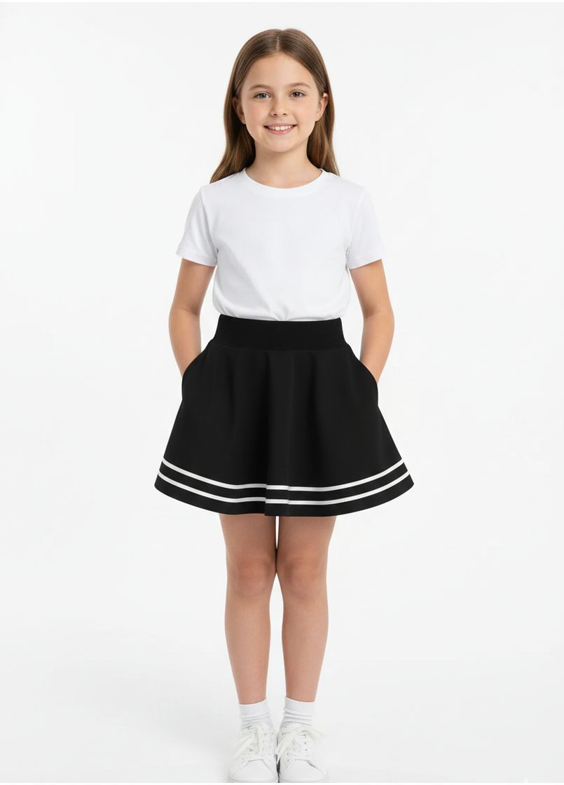 Стильна шкільна спідниця чорна No Brand (365642518)