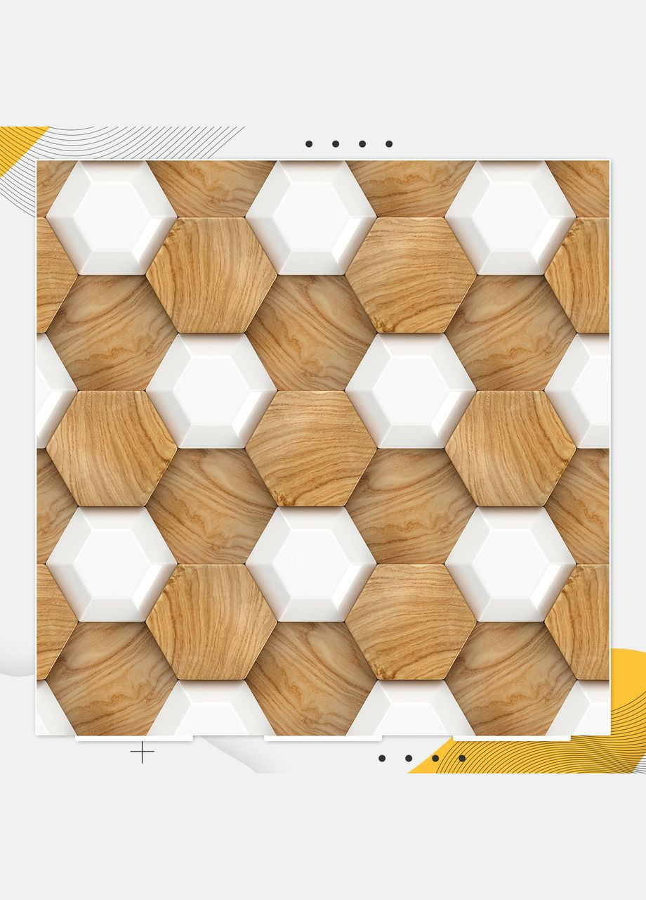 Пластиковий кутовий 2d фотофон, 40x40см - №62067 PolyPlast (354375007)