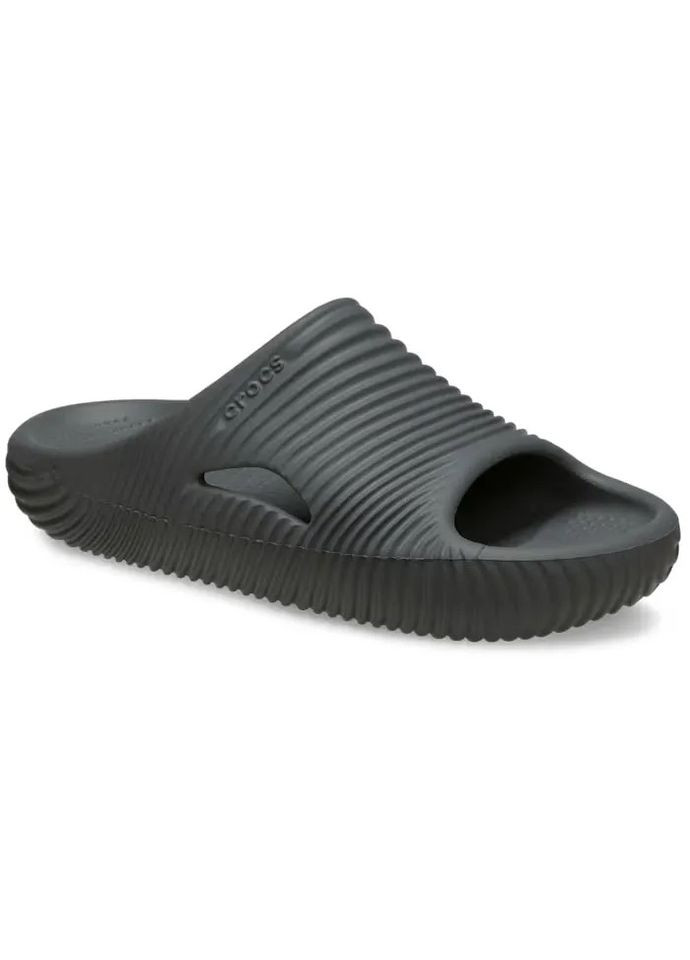 Графитовые пляжные шлепанцы recovery slide pond 208392 Crocs
