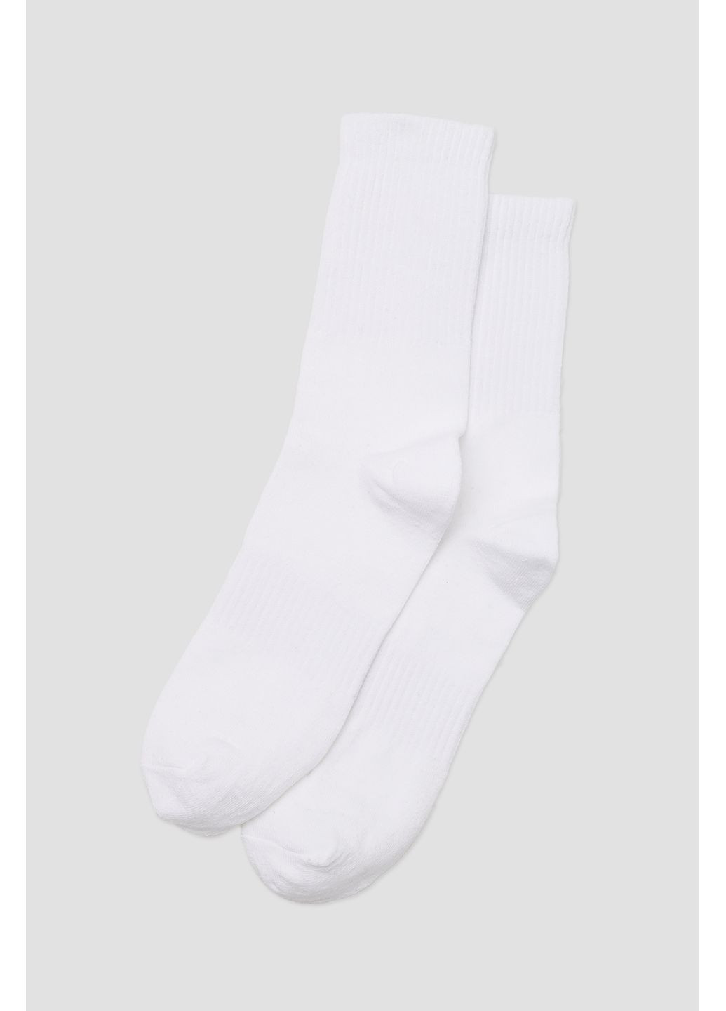 Білі шкарпетки високі чоловічі колір білий cb-00282385 Yuki (365795249)