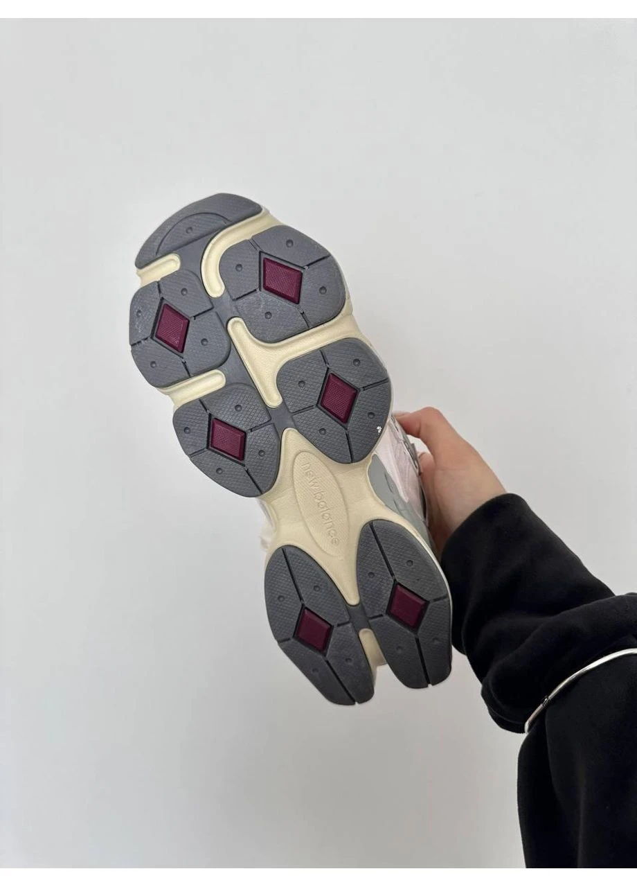 КРОССОВКИ ЖЕНСКИЕ NEW BALANCE 9060 LIGHT GREY/BEIGE НЬЮ БЕЛАНС 9060 СЕРЫЕ No Brand серые демисезоны (391006642)