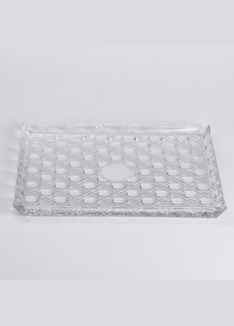 Блюдо для закусок Lirmartur стеклянное 24,5*20,5*2 см Yiwu (322654103)