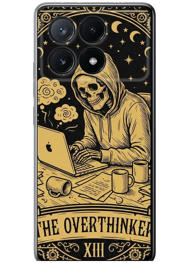 Силіконовий чохол 'The Overthinker' для Endorphone Xiaomi Poco X6 PRO (379754091)