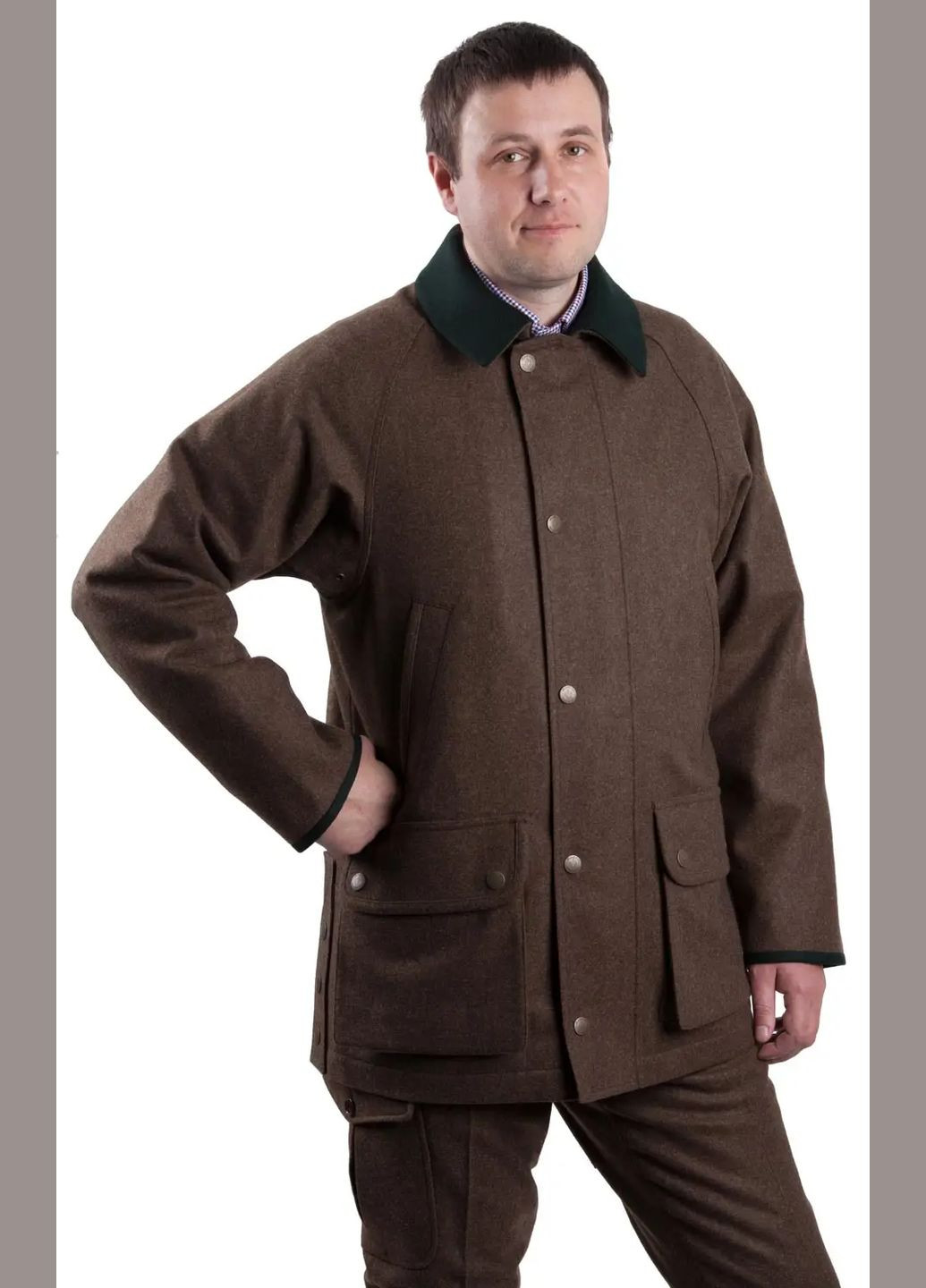 Коричнева демісезонна куртка habsburg hintersee brown No Brand