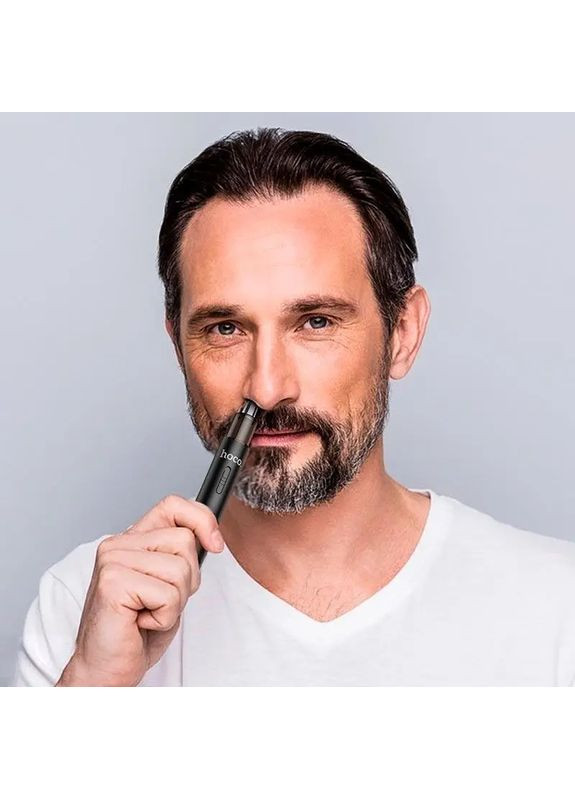 Тример для носа IPX7 electric nose hair trimmer Black (6942007623865) Hoco HP34 (372685476)