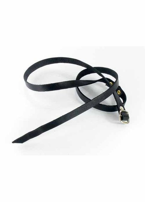 Кожаный браслет на руку Snake на пряжке черный, натуральная кожа No Brand (334702043)