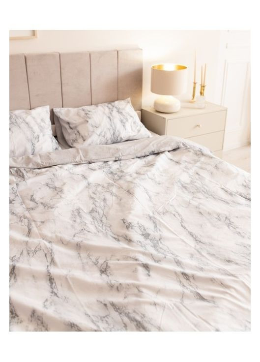 Постельное белье Мрамор ранфорс Двухспальный размер, наволочки 50/70 No Brand (364217533)