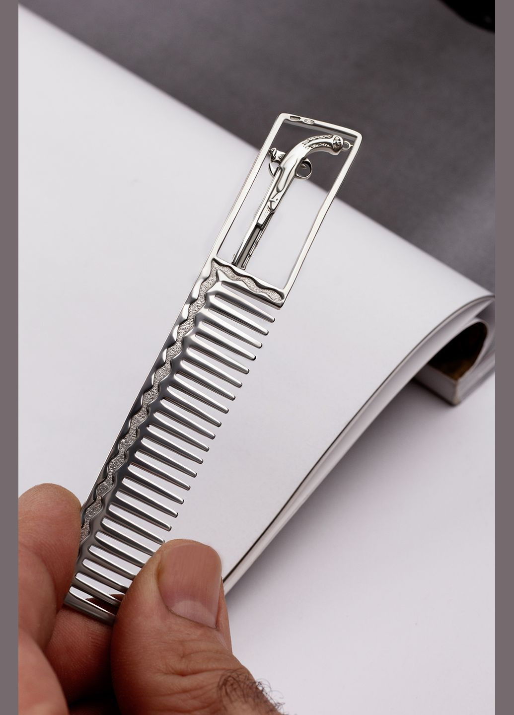 Срібний гребінець Пістолет (9302) IRIJ (340334023)