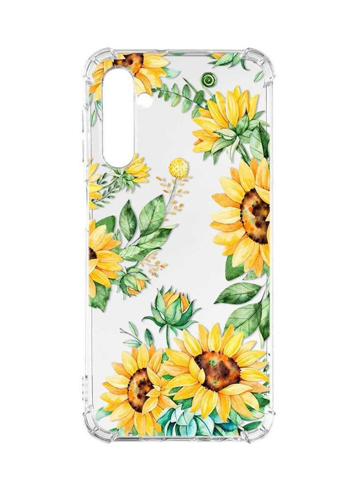 Чохол з потовщеними кутами на Samsung Galaxy A24 (A245) 4G:: Соняхи (принт 288) Creative (360693287)