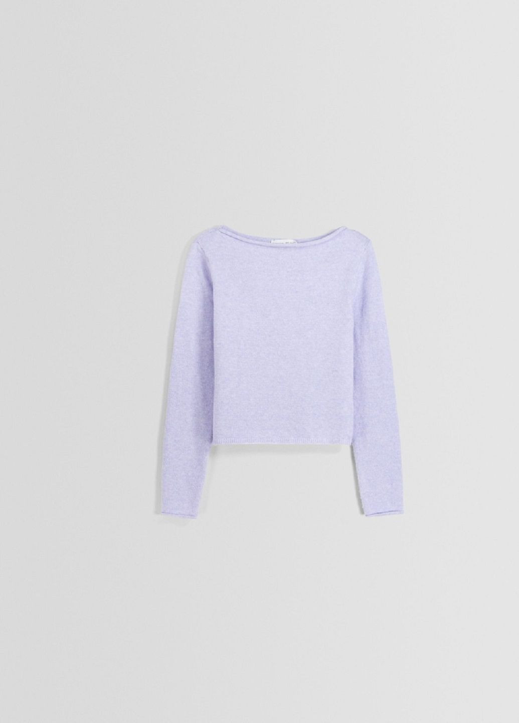 Фиолетовый демисезонный свитер Bershka