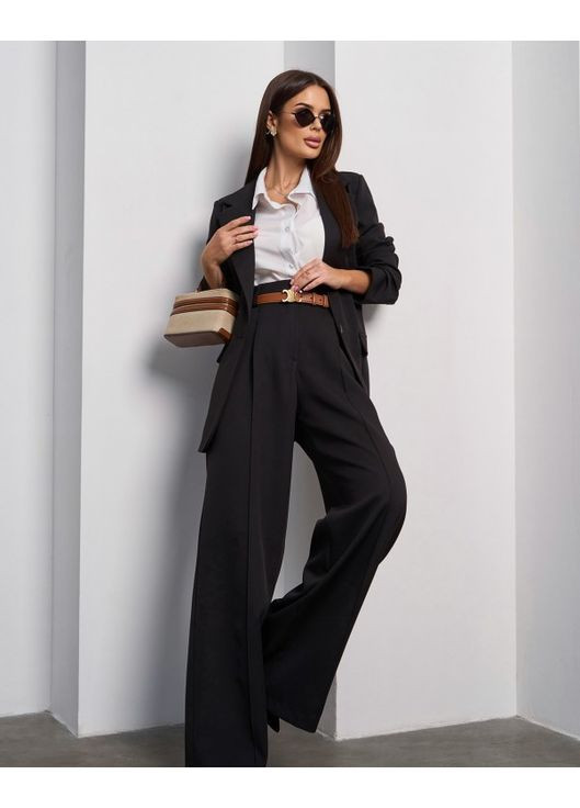 Брючний костюм з подовженим піджаком ISSA PLUS (319145979)