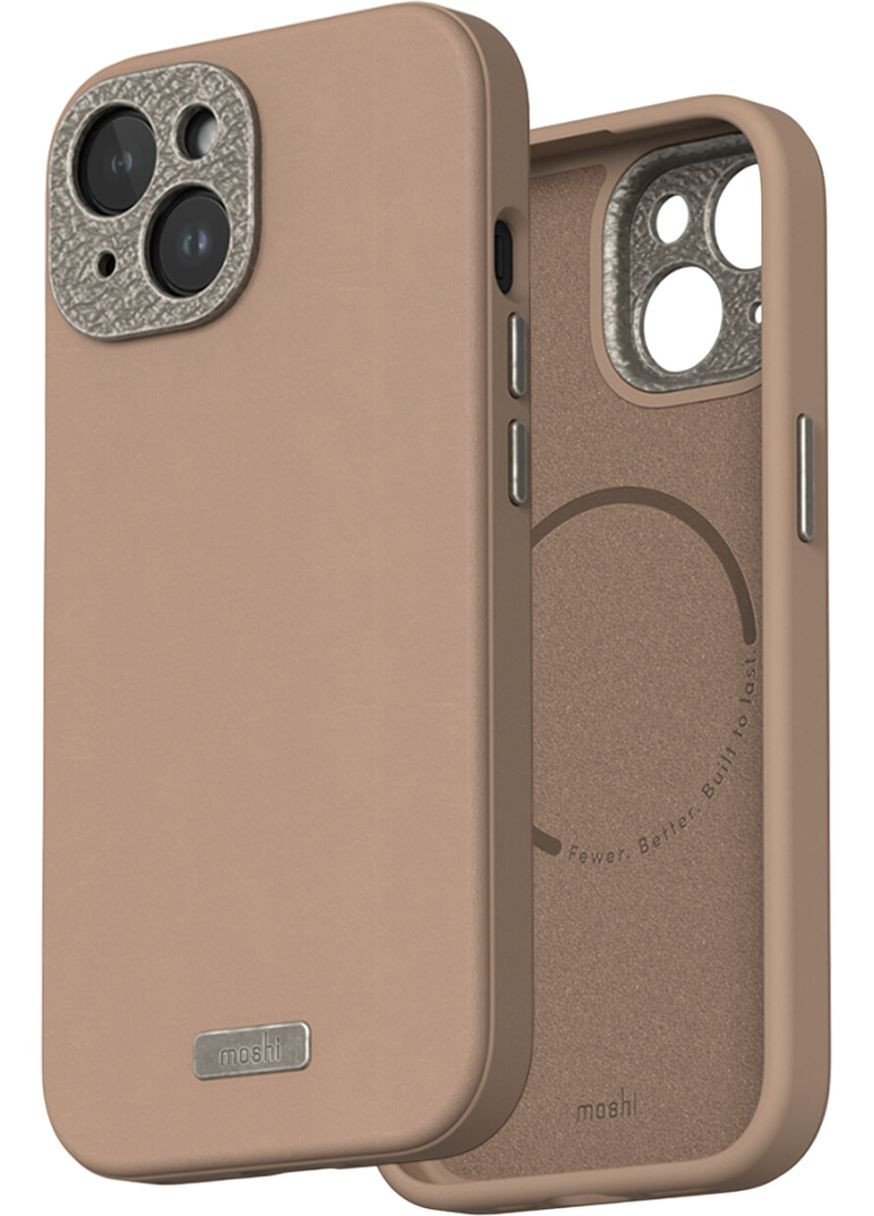 Чохол-накладка Napa Slim Hardshell Case Woodsmoke Brown для iPhone 15 Moshi (302652081)