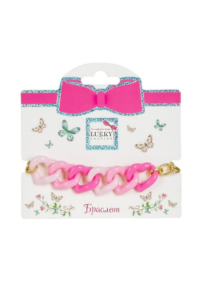 Детский браслет "Fashion" T24659 розовый No Brand (326841346)