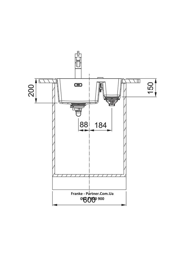 Мийка кухонна (m363535) FRANKE Maris (372961929)