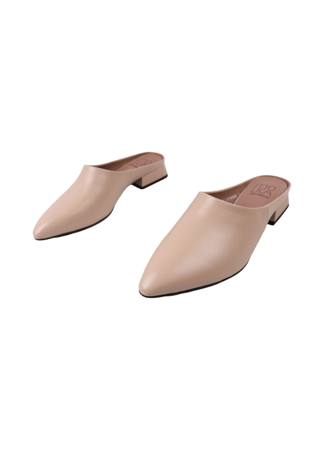 Бежевые сабо женские бежевые натуральная кожа Molka