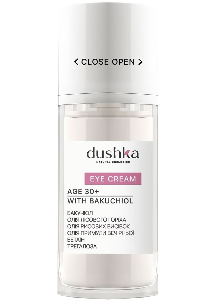 Крем для кожи вокруг глаз с бакучиолом Bakuchiol Eye Cream 15ml (1404977-25380128) DUSHKA (368665109)