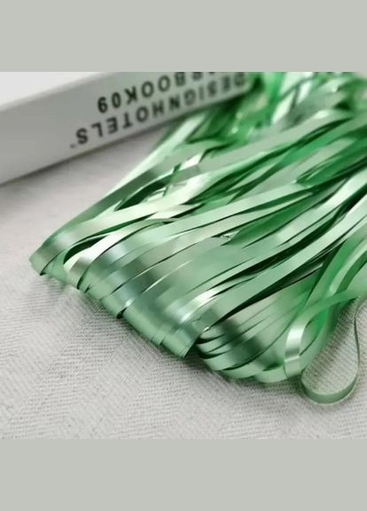 Дождик для фотозоны матовый украшение 245 см на 92 см зеленый Jannet Дощик (316580294)