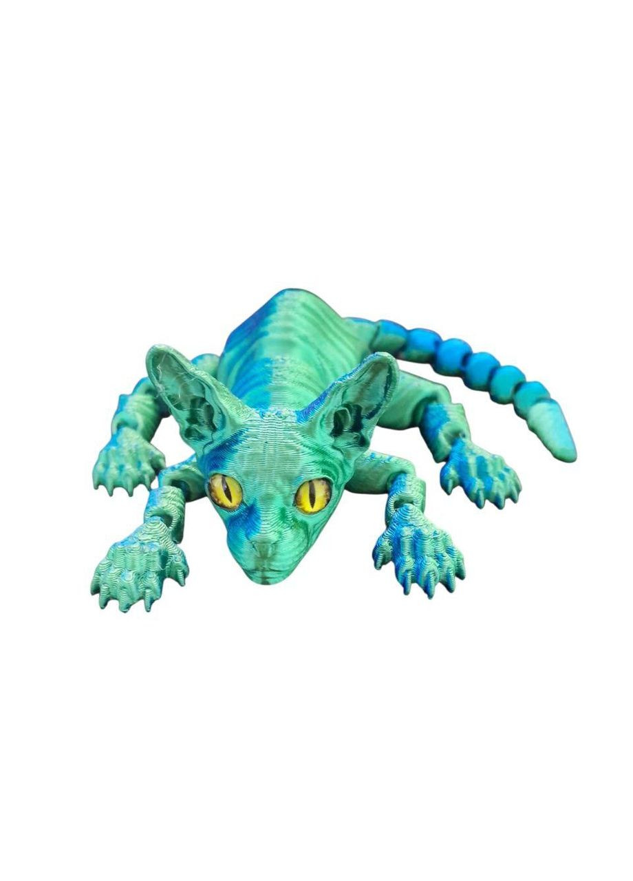 Іграшка Дитяча 3D Кіт сфінкс рухливий 20 см Look & Buy (341325313)