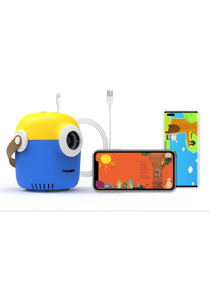 Портативний мініпроєктор для дітей Minion для Android та IOS No Brand (280877280)