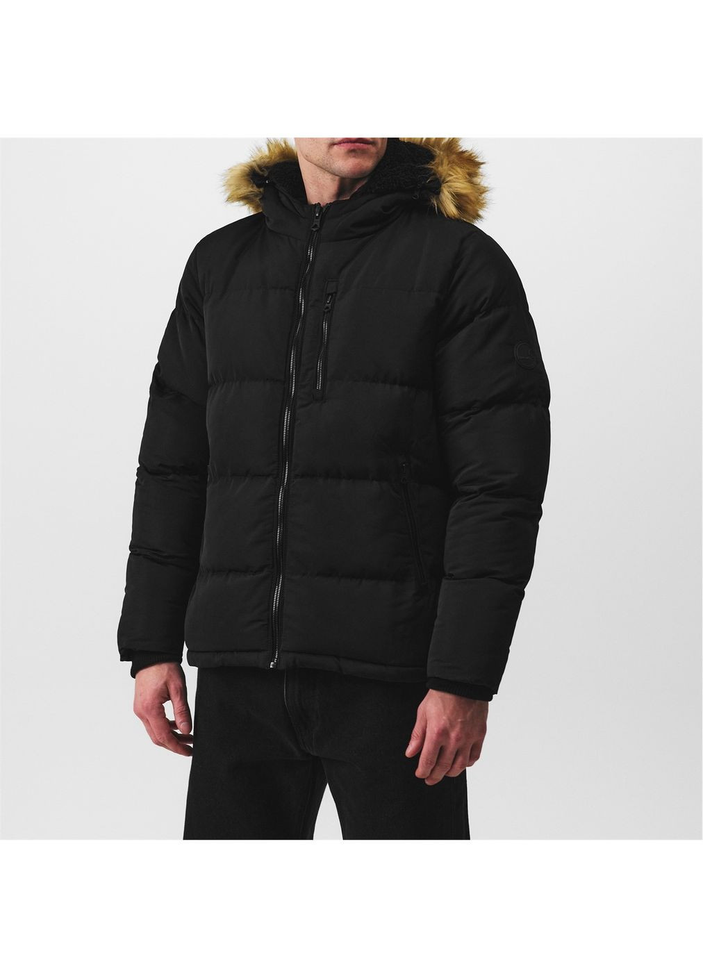 Черный Пуховик Soulcal