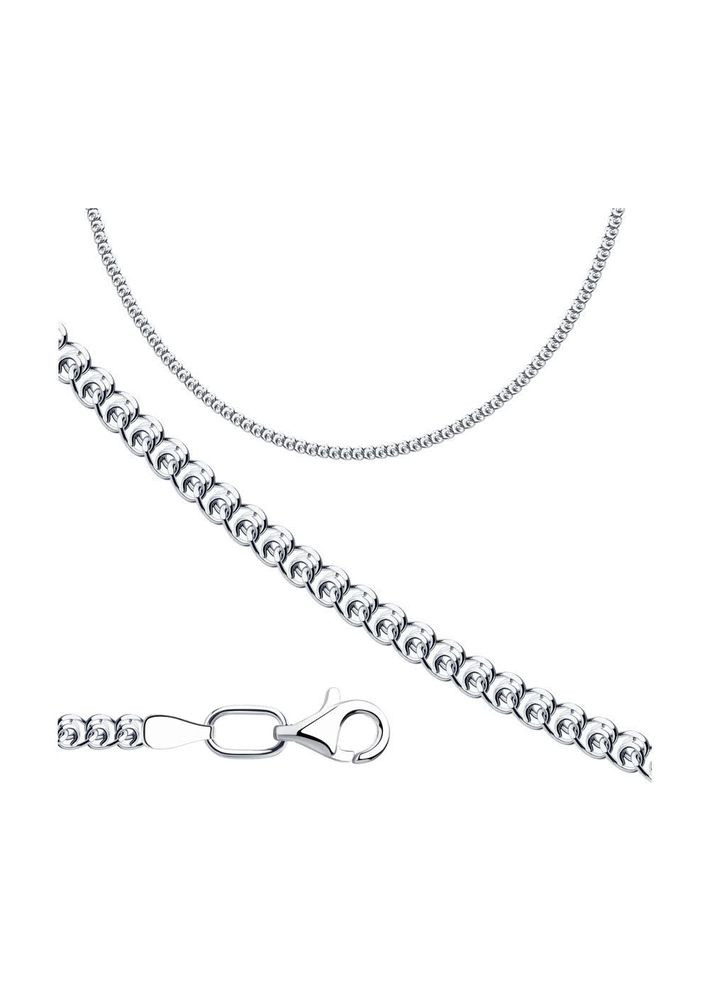 Серебряная цепь Лав (16008.40) 45 IRIJ (340334105)