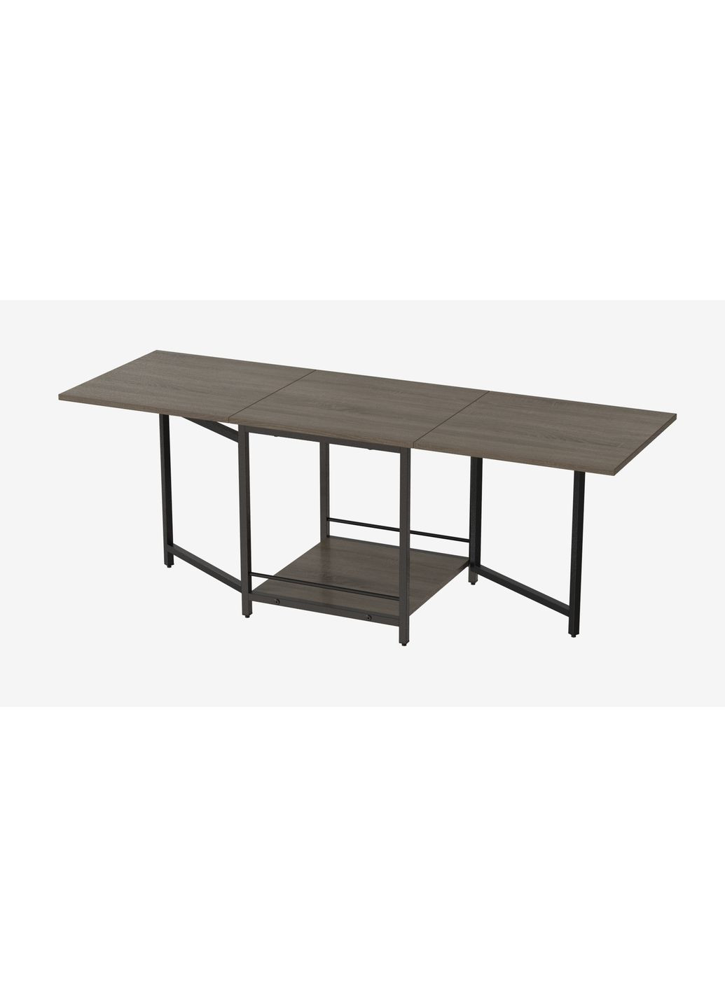 Стіл журнальний трансформер Куб Комбо 540x532x500 Чорний метал ДСП 16 мм (FRD-105154) Ferrum-decor (353500630)