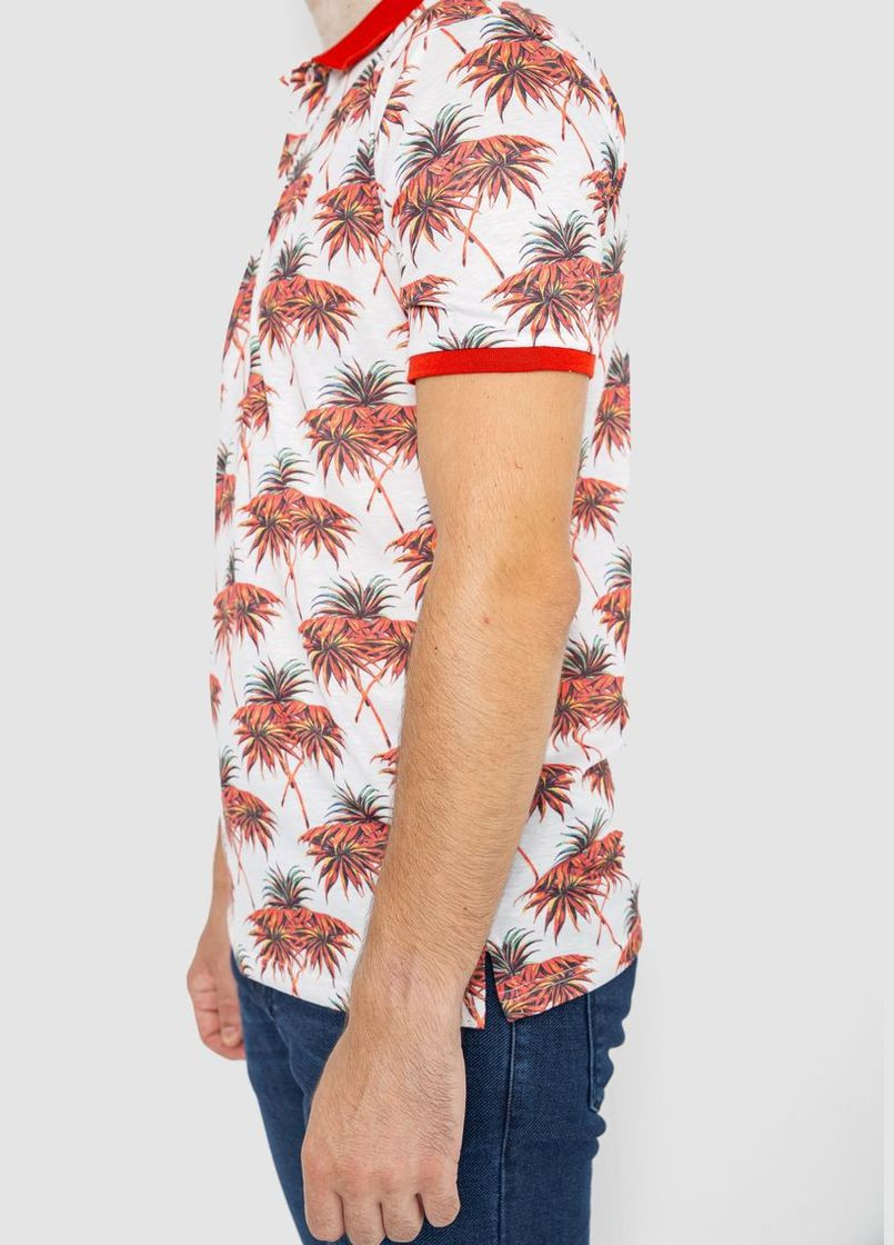 Поло чоловіче з принтом Ager 247R309 (302214709)