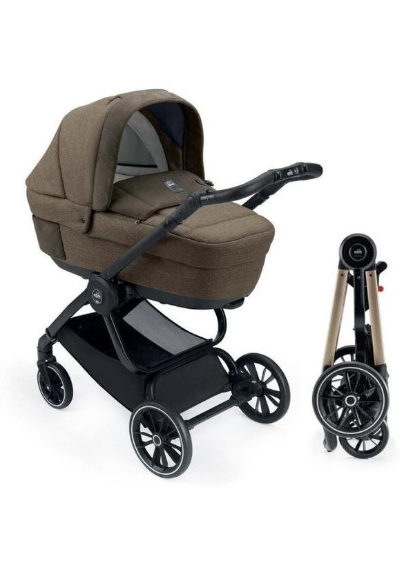 Універсальна коляска 2 в 1 Techno Soul, рама золота, коричневий () CAM 805T/V93/970/501K (335974039)