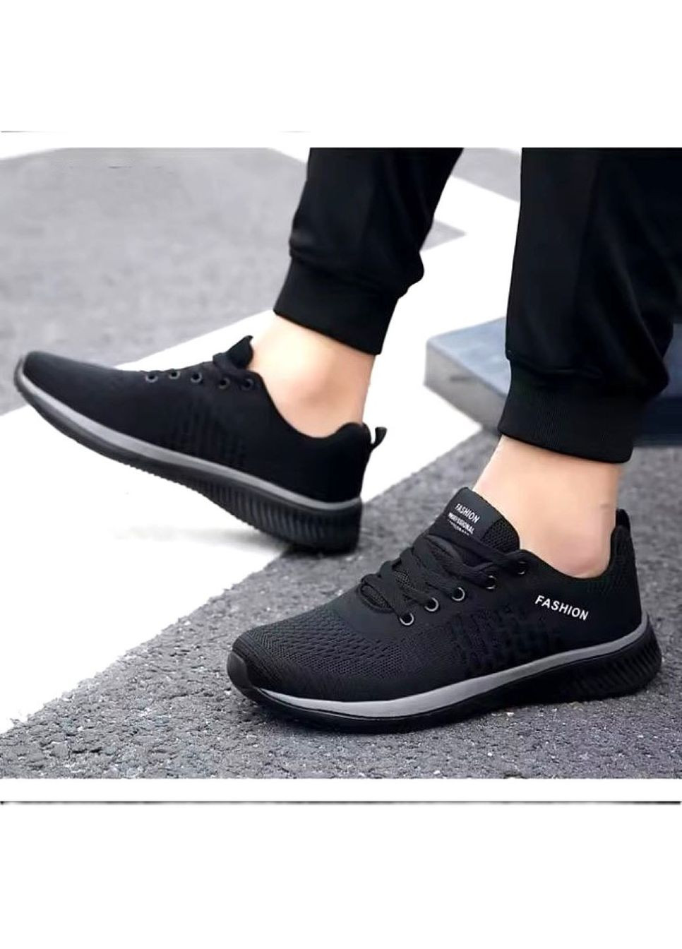 Чорні Літні кросівки літні No Brand