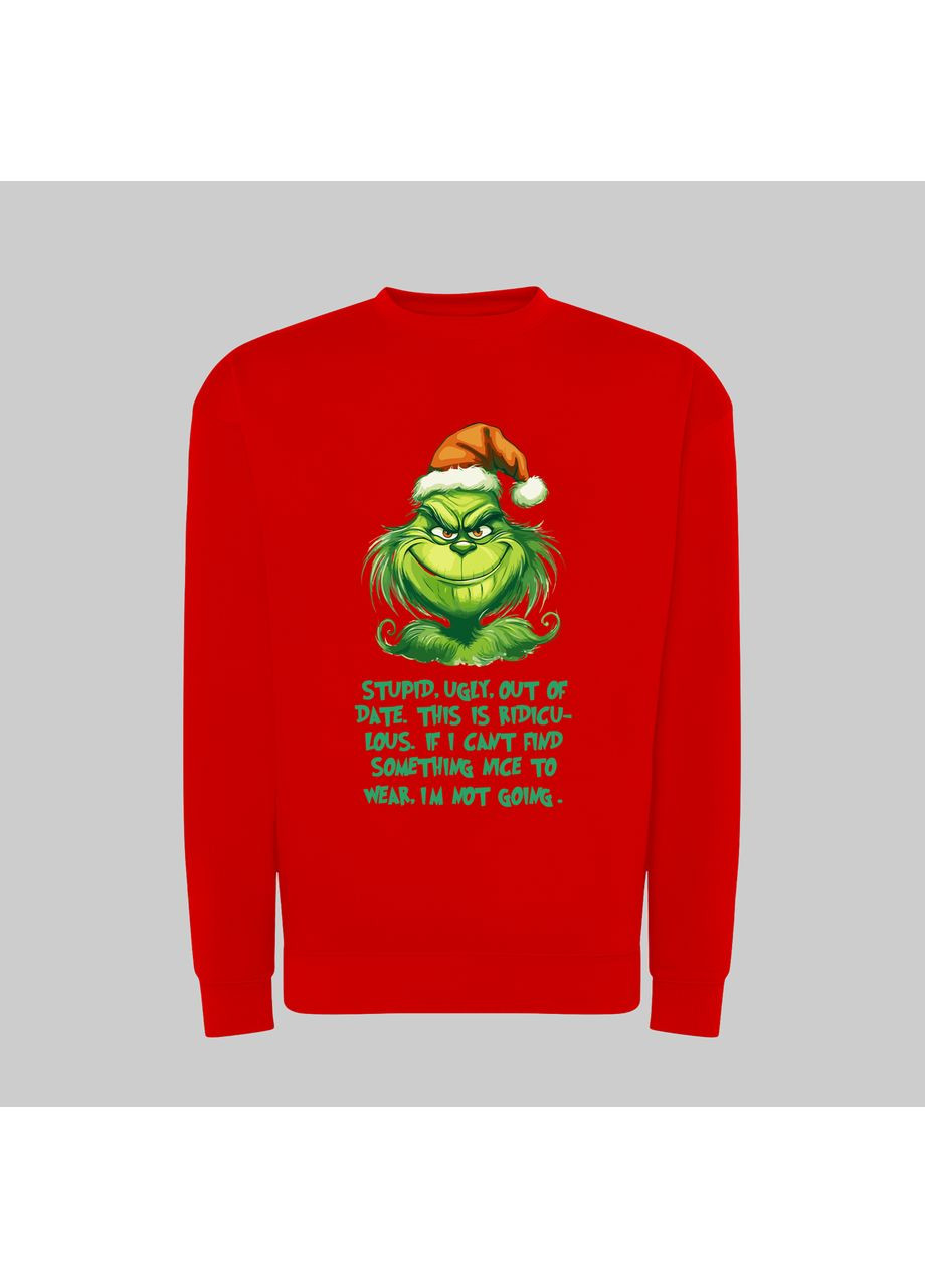 Світшот з принтом "If I can’t find something nice to wear, I’m not going". Грiнч (16702436151) ТiШОТКА (365436455)