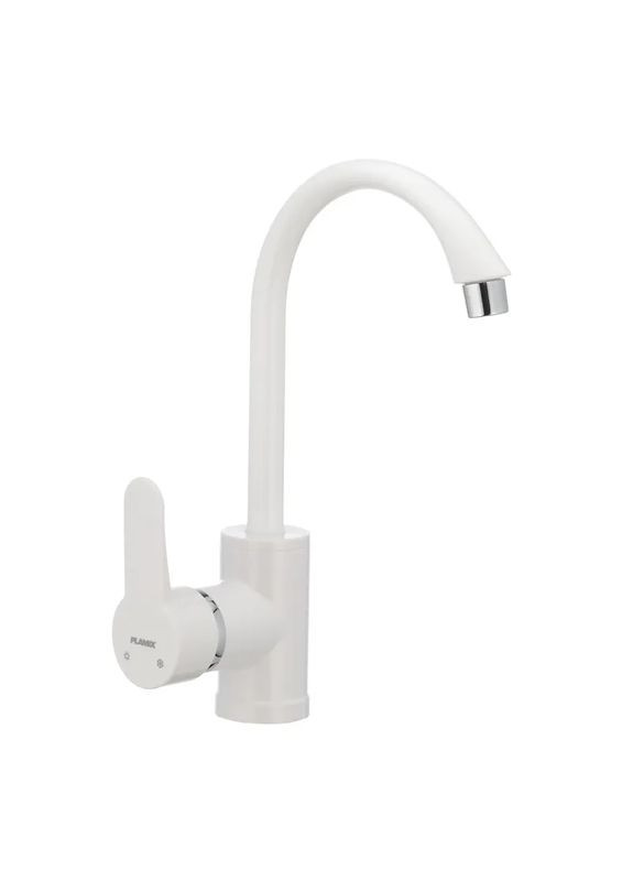Змішувач для кухні Leon-011 білий (без підводки) (PM0009) PLAMIX (321204998)