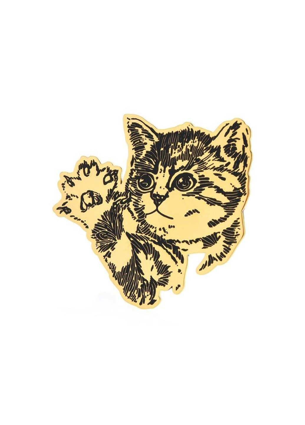 Брошь Котик BRBF112688 4,1 х 3,9 см BROCHE (298534404)