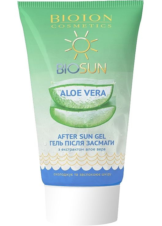 Гель після засмаги з екстрактом алое вера After Sun Gel Aloe Vera 150ml (1323737-9266130) BIOTON COSMETICS (368659107)